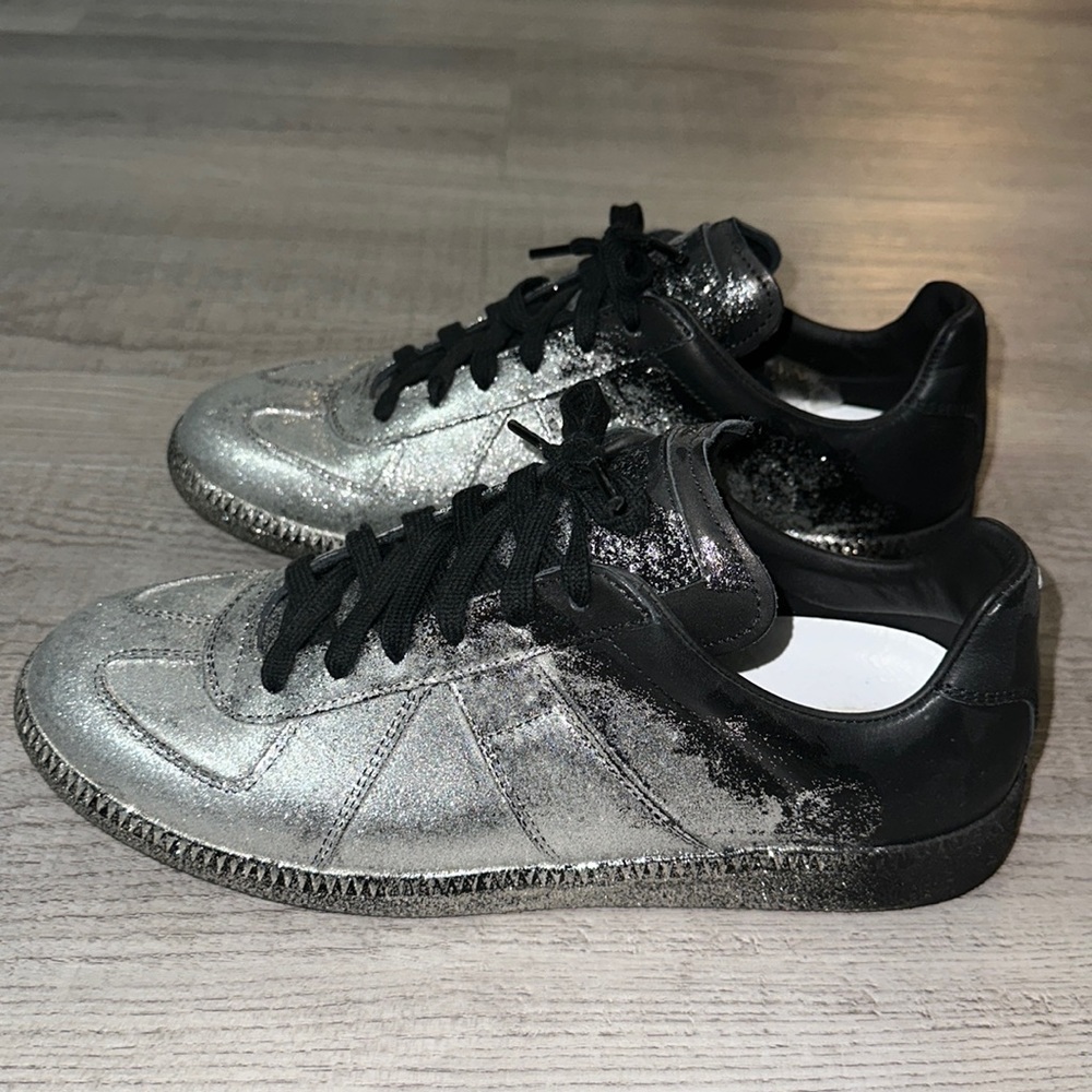 Maison Margiela Replica Metallic Sneakers